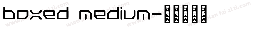 boxed medium字体转换
